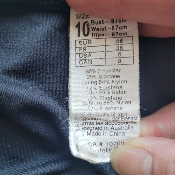 Seafolly Bandwave Bikini Set, VGUC, Size 6 - Picture 13 of 14